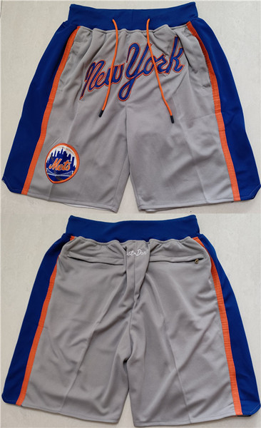 Men's New York Mets Blue/Grey Shorts (Run Small)
